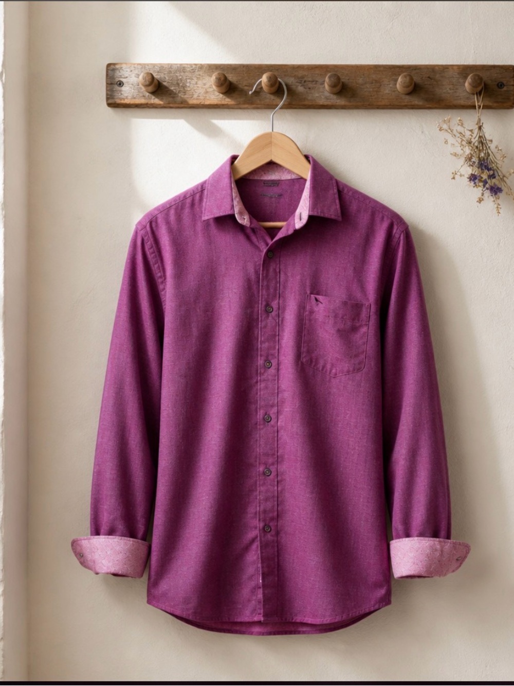 Tommy Bahama Men's Button-Down Shirt in Plum
